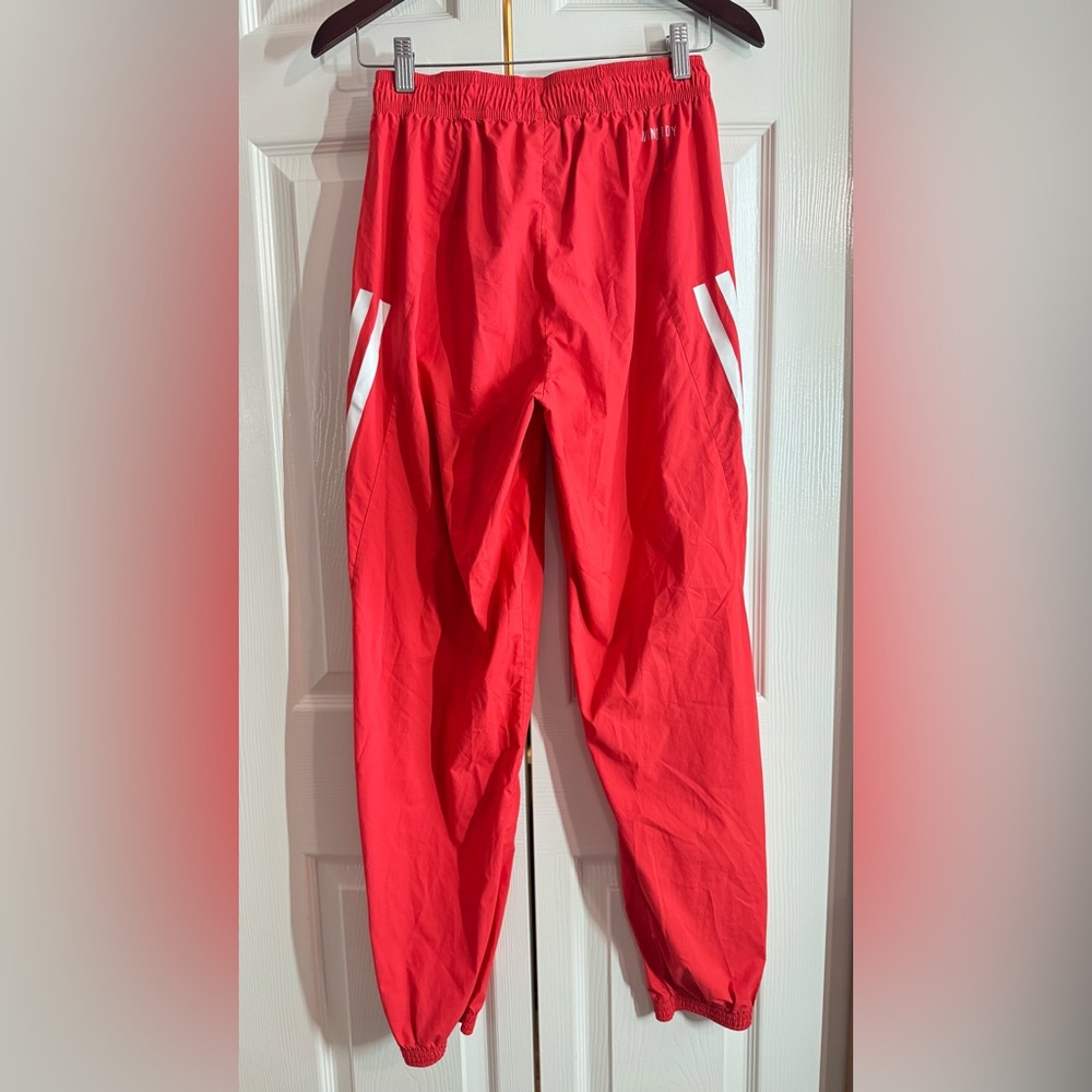 Adidas Future Icons Track Pants Small Mens Red Orange White Windbreaker - Small - Picture 3 of 11